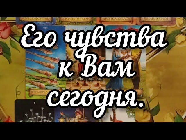 Его чувства к Вам сегодня.