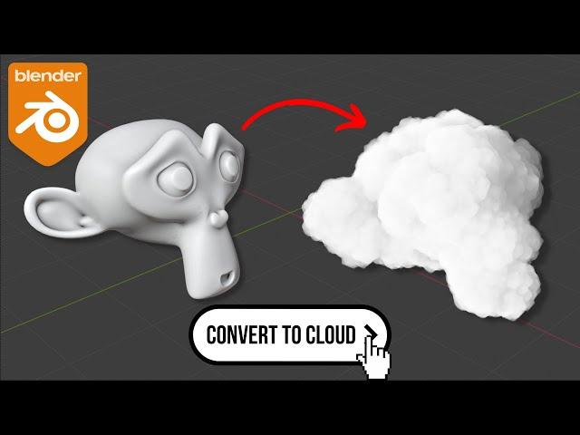 Make Clouds out of Anything in Blender | Real Cloud