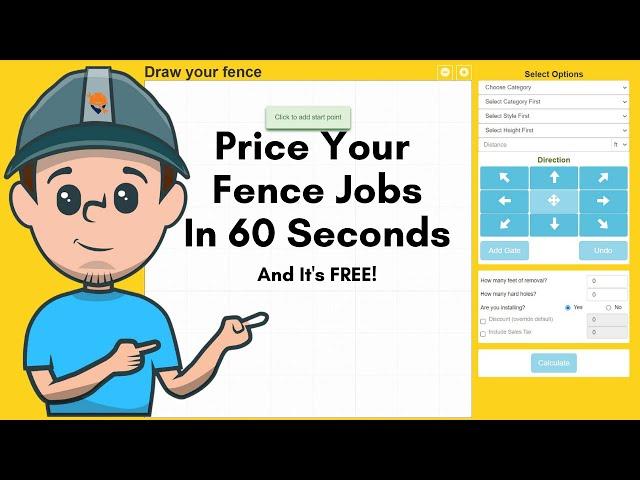 Price Your Fence Jobs In 60 Seconds | Fence Calculator In Action | Construction Company Tools