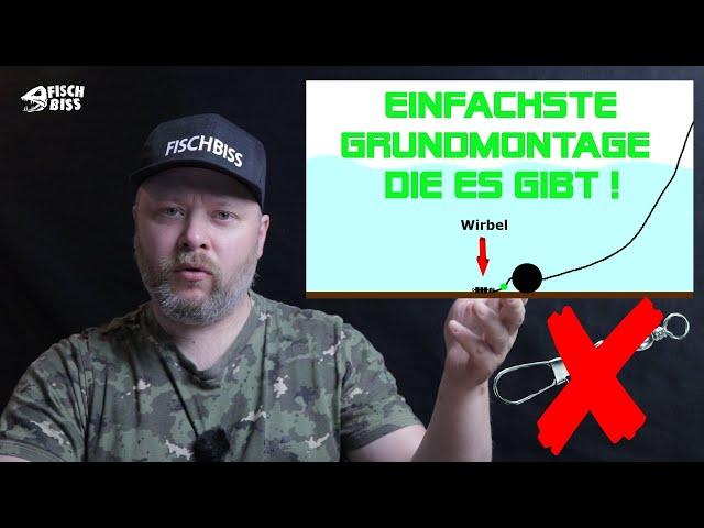 Einfachste Grundmontage die es gibt - Grundangeln für Anfänger #2