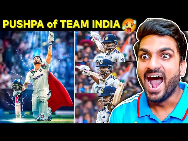 NITISH KUMAR REDDY PUSHPA and BAHUBALI CELEBRATION IND vs AUS 4th TEST Day 3 MEMES 