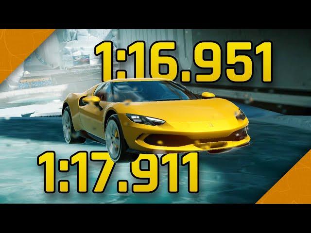 (1 & 2⭐) Ferrari 296 GTB Grand Prix - Round 2 ft. @ercelx [1:17.911 & 1:16.951] | Asphalt 9