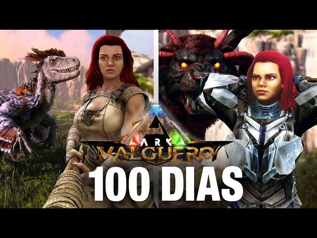 SOBREVIVI 100 DIAS HARDCORE NO ARK SURVIVAL EVOLVED [VALGUERO]!!!