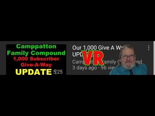 VR to Camp Patton Compound...etc
