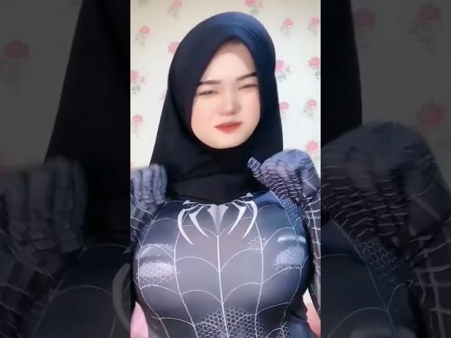 cosplay spiderman berhijab️#shorts #goyangtiktok #jilbab #cosplay