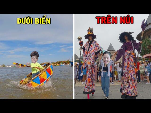 THỬ  THÁCH ĐI TÌM PHÙ THỦY CHÂN DÀI THẮNG TÊ TÊ HẰNG NGA