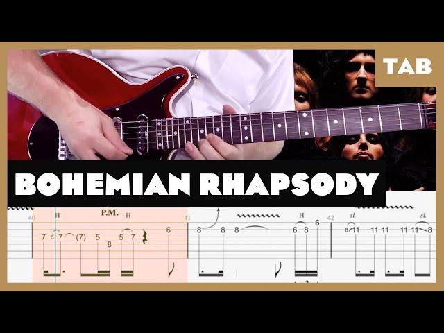 Queen - Bohemian Rhapsody - Guitar Tab | Lesson | Cover | Tutorial