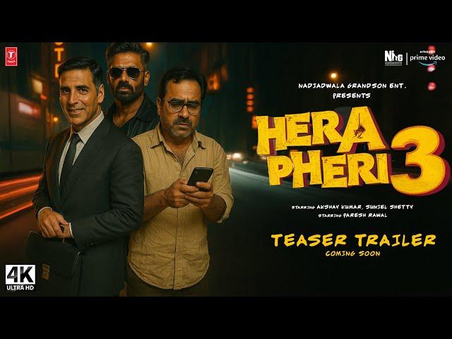 Hera Pheri 3 : The Return of Legends - Trailer | Akshay Kumar, Pankaj Tripathi, Suniel Shetty | 2025