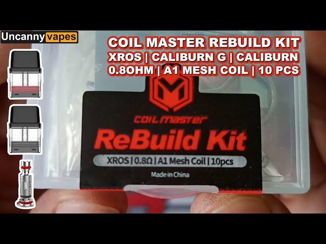 How to rebuild Vaporesso Xros .8 ohm OCC Cartridge using Coil Master Rebuild Kit