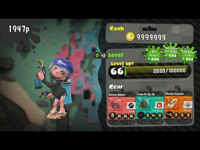 Splatoon 2 - Turf War - Reaching Level 66 Star