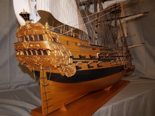 51. SHIP MODEL - ROYAL WILLIAM -1719. /1:48/. БАК