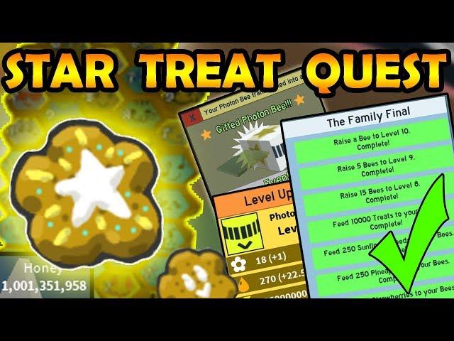 STAR TREAT QUEST COMPLETED!!! *OP* HIVE! (part 3.) - Roblox Bee swarm simulator