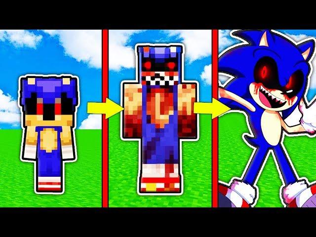 КАК МЕНЯЛСЯ СОНИК SONIC EXE МОБ И ЕГО ЖИЗНЕННЫЙ ЦИКЛ В МАЙНКРАФТ ! ЭВОЛЮЦИЯ ТРОЛЛИНГ MINECRAFT