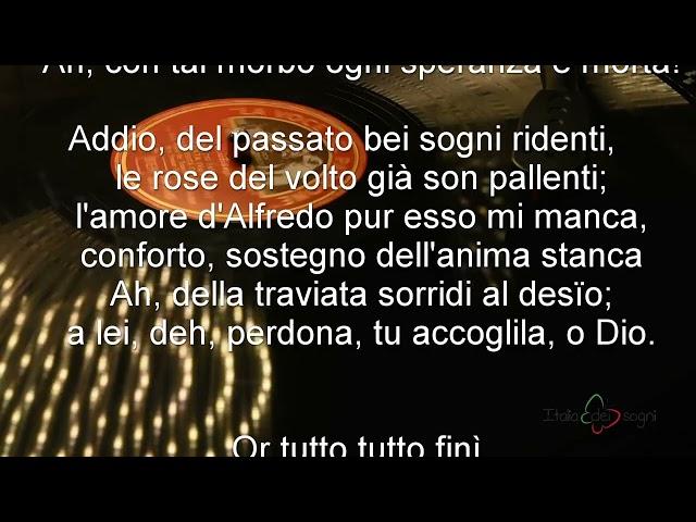 Addio del passato, La traviata (Verdi)