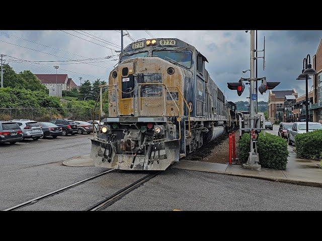 KXHR's SD60M switching Buzzi Unicem USA in Knoxville, TN.