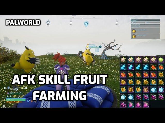 Palworld: AFK Skill Fruit Tree Farming | Skill Fruit Tree Bases