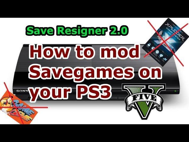 How to MOD Savegames on PS3 - Save Resigner 2.0 - Full Tutorial [HD]