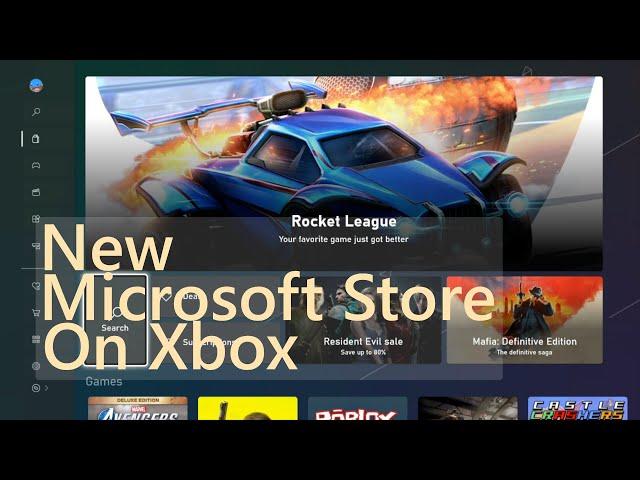 New Microsoft Store on Xbox | It Works Really Well