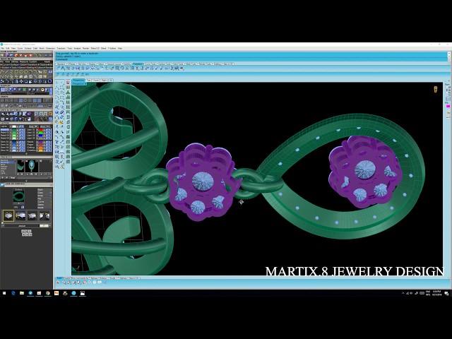 How to make 3D gemvision jewelry design matrix 8