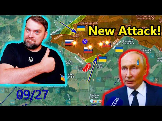 Update from Ukraine Awesome! New attack of Ukraine on Kursk Ruzzia bogged down