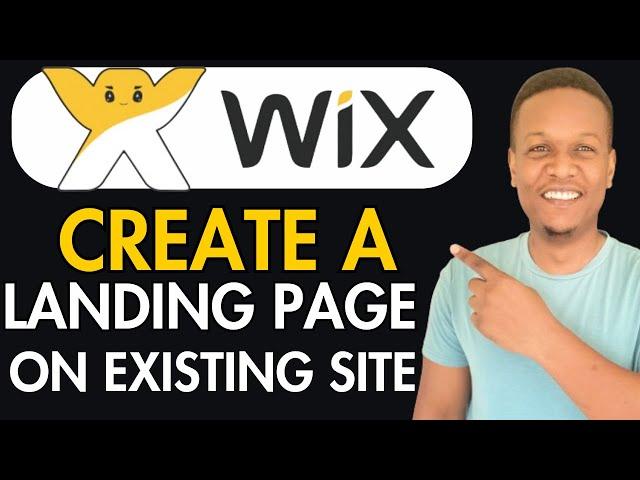 How To Create A Landing Page On Existing Wix Website