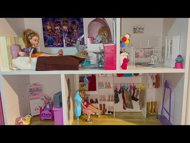 DECORANDO LA MANSIÓN DE 5 NIVELES DE LAS BRATZ / HACIENDO LA PRIMERA MANSIÓN DE BRATZ