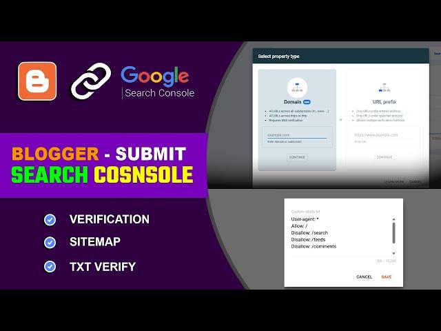 ️How To Submit Blogger Website In Google Search Console | Google Search Console Setup 2024