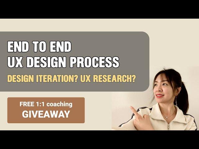 The UX design process explained | How to present your process in a case study