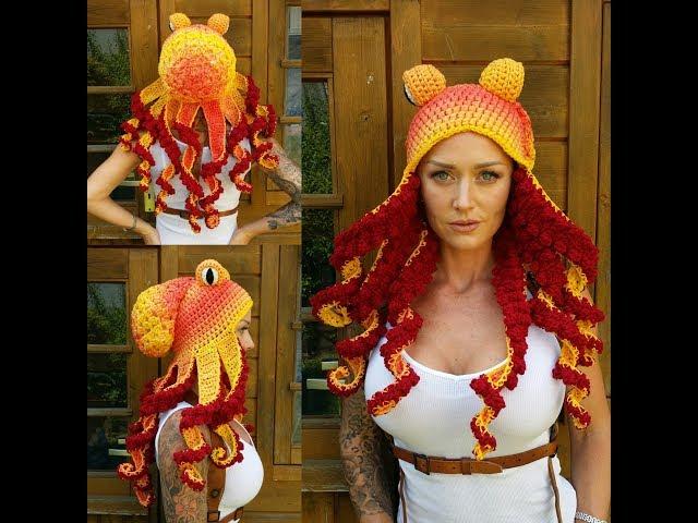 Octopus Hat AKA Twisted Kraken Pattern Tips