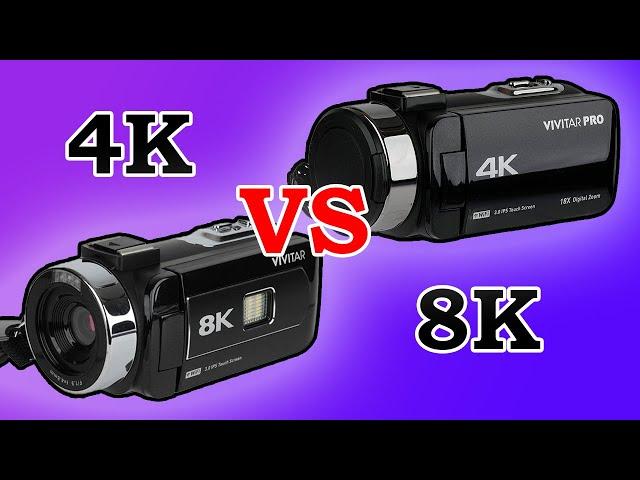 Vivitar 8K vs 4K Digital Camcorder - Which one is best?