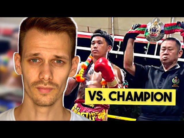 BEGINNER VS. MUAY THAI CHAMPION