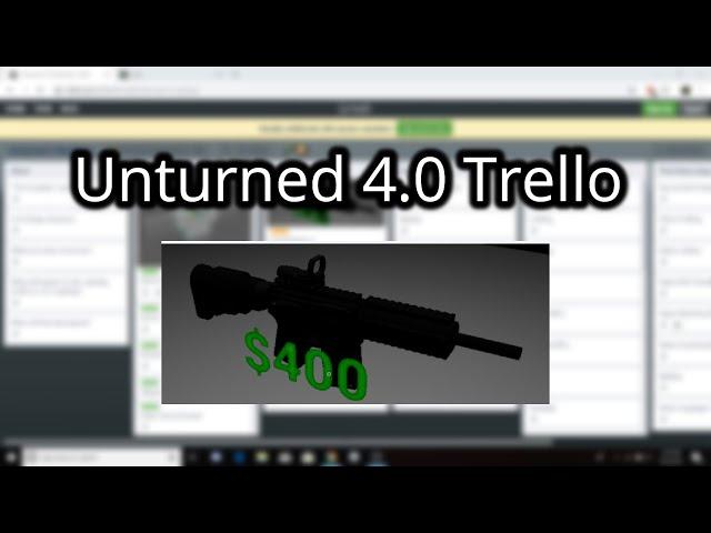 Horde Mode Soon? Unturned 4.0 Trello Readthrough