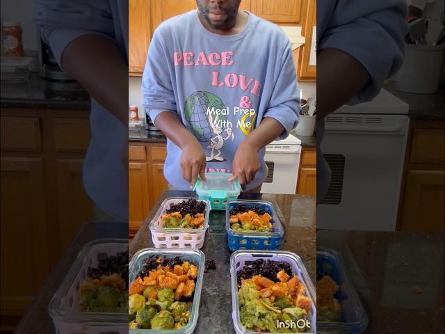 SIMPLE *healthy* Meal Prep under 400cal #asmrfood #vegan #mealprep #healthyfood #fypシ゚ #shorts