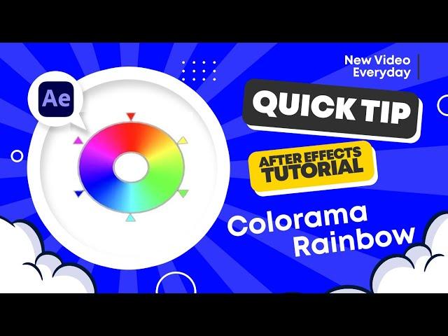 After Effects Tutorial | QUICK TIP | Colorama Rainbow