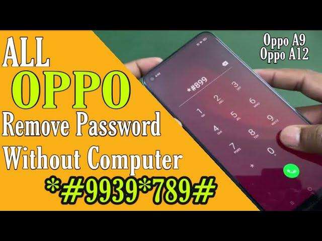 All Oppo Reset Password How to fix forgot lockscreen Password Any oppo device