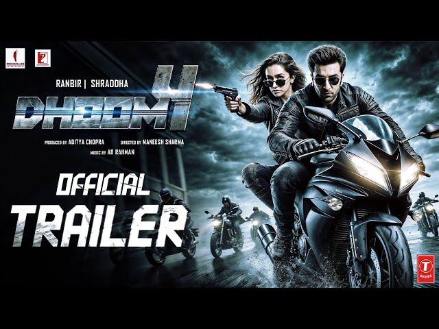 DHOOM 4: Concept Trailer | Ranbir Kapoor | Shraddha Kapoor | Abhishek Bachchan | Suriya | 2025