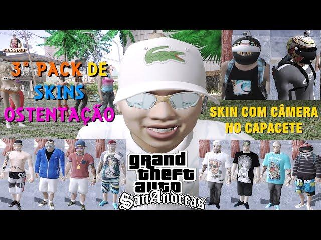 3° PACK SKINS OSTENTAÇÃO HD 2016 GTA SAN ANDREAS FULL HD 1080