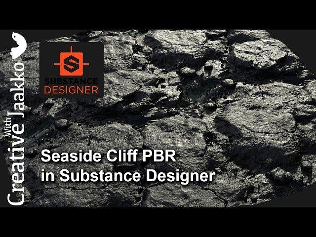 Seaside cliff material in Substance Designer