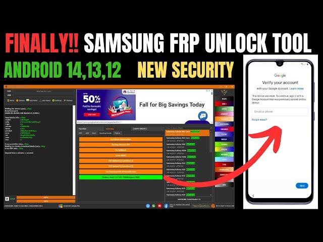 All Samsung FRP Unlock Tool 2024 All Android 14/13/12 New Security, All Samsung FRP Lock Remove Tool