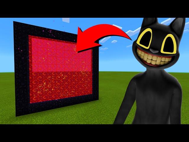 How To Make A Portal To The Cartoon Cat 3AM Dimension in Minecraft!