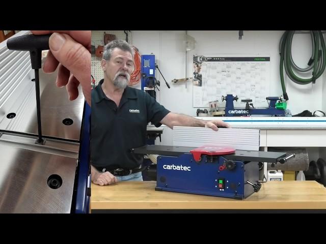 Carbatec JN BX200P & JN BX150P Benchtop Jointer Maintenance