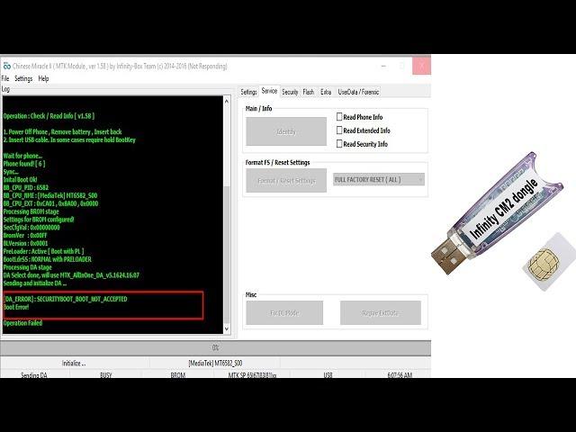 CM2 security boot not accepted problem fix 10000%