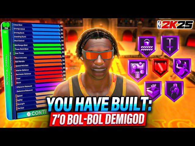 This *NEW* 7-FOOT "DO IT ALL" BOL BOL DEMIGOD is BREAKING NBA 2K25