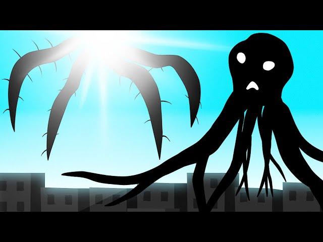 SKY SCREAMER VS SKY TENTACLES! Trevor Henderson Giants Battle! Cartoon Animation