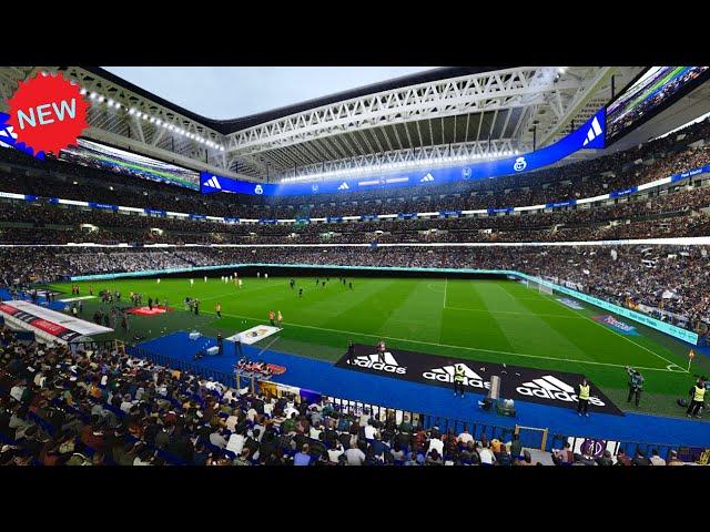 PES 2021 PC | NEW SANTIAGO BERNABEU 2024 (sider)