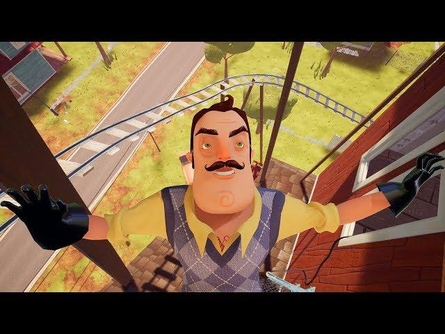 №1096: СБРОСИЛ СОСЕДА С КРЫШИ В ПРИВЕТ СОСЕД(Hello Neighbor)