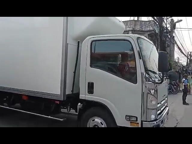 G-Tecnicas Rebuilt Isuzu NQR75 & NPR85 With G700-1Semi Chrome Front Panels With Refrigerated Van.