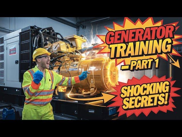 Diesel Generator Training, Parts and components and working principle explain Power learning channel