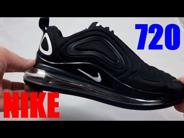 Кроссовки Мужские Nike Air Max 720 Чёрные Найк