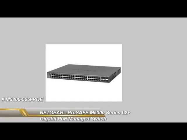 M5300-52G-POE NETGEAR Switch at Genisys